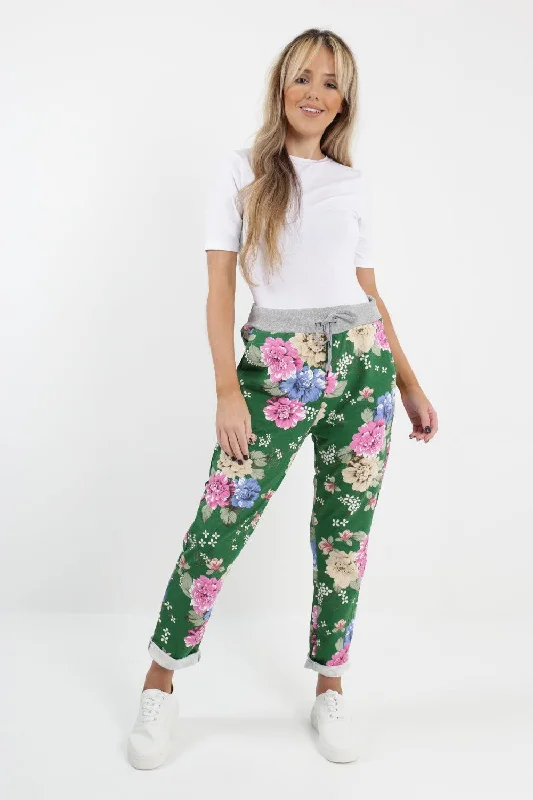 Green Rose Floral