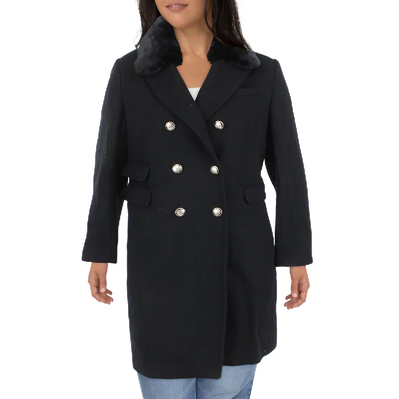 Customized Version Vince Camuto Womens Warm Long Wool Coat