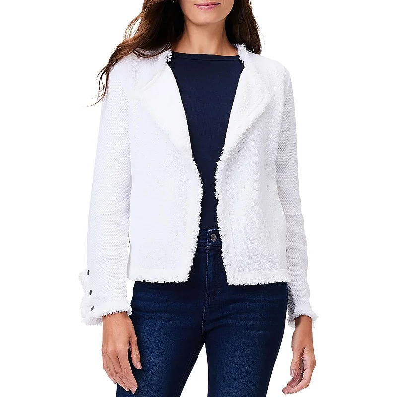 Sweet breath Nic + Zoe Womens Knit Fringe Open Front