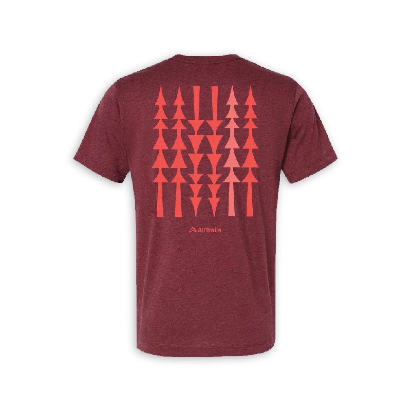 Innovative Design Treeline Tee - Heather Red