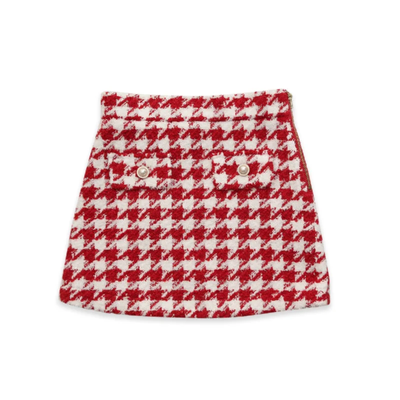 Fashion Style Isla Houndstooth skirt
