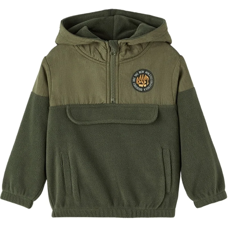 Sweet breath Name it Oil Green Orm Fleece Anorak