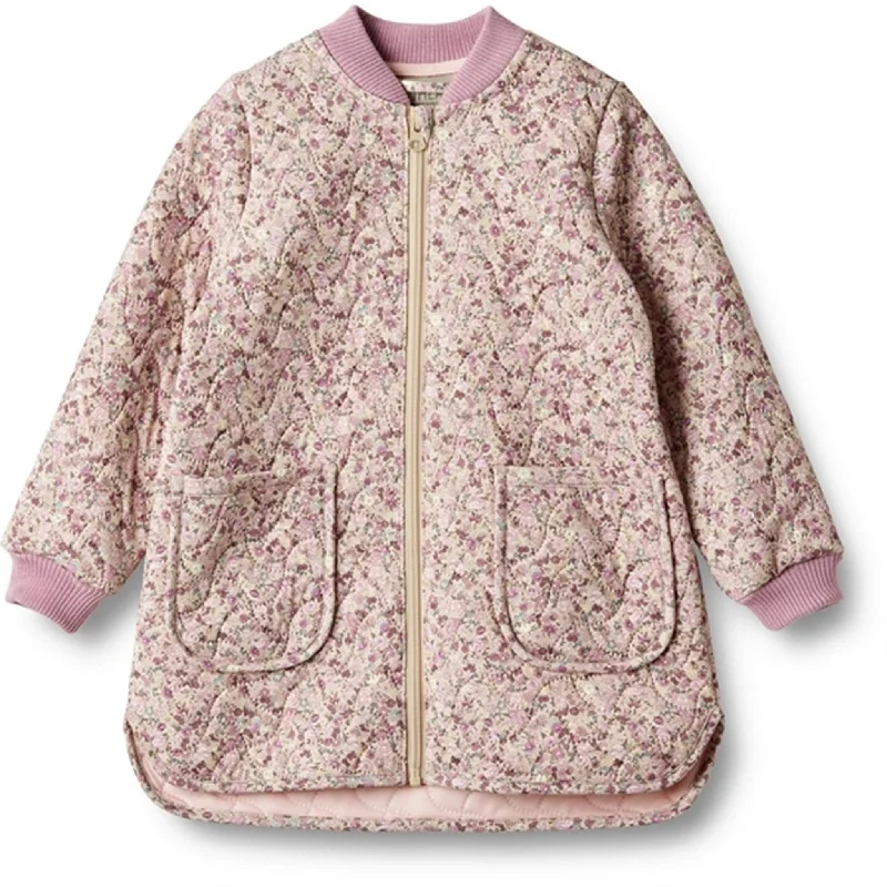 Design Perception Wheat Thermo Clam Multi Flowers Jacket Herta