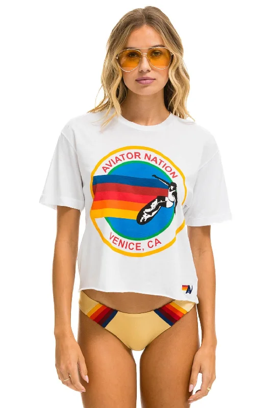 Retro Dress SIGNATURE BOYFRIEND TEE - WHITE