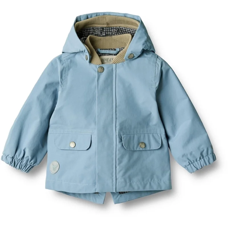 Knowledge And Elegance Wheat Jacket Carlo Tech Blue Lagoon