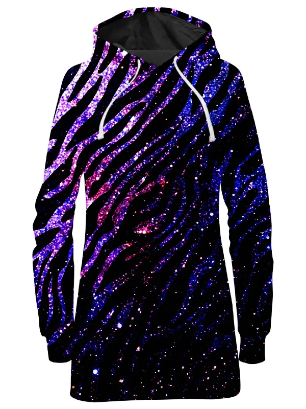 Customized Version Zebra of the Night Hoodie Dress
