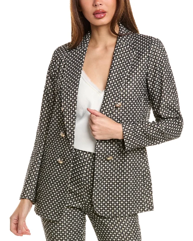 Elegant Style Anne Klein Double-Breasted Jacket