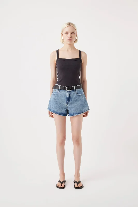 Round neck design Stella High Flare Short