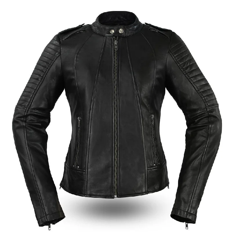 Leisure And Entertainment Ladies Biker Jacket