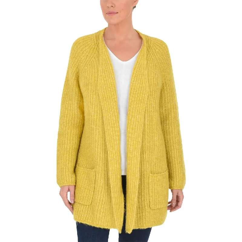 Retro Woolen Jacket Live Unlimited London Womens Plus Knit Long Sleeves Cardigan Sweater