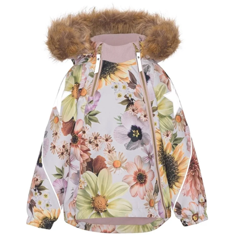 Comfortable and simple Molo Retro Flowers Hopla Fur Jacket