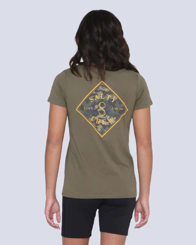 Elegant Style Tippet Decoy Classic Tee - Military