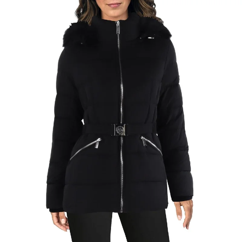 Sweet Girl MICHAEL Michael Kors Womens Missy Quilted Cold Weather Puffer Jacket