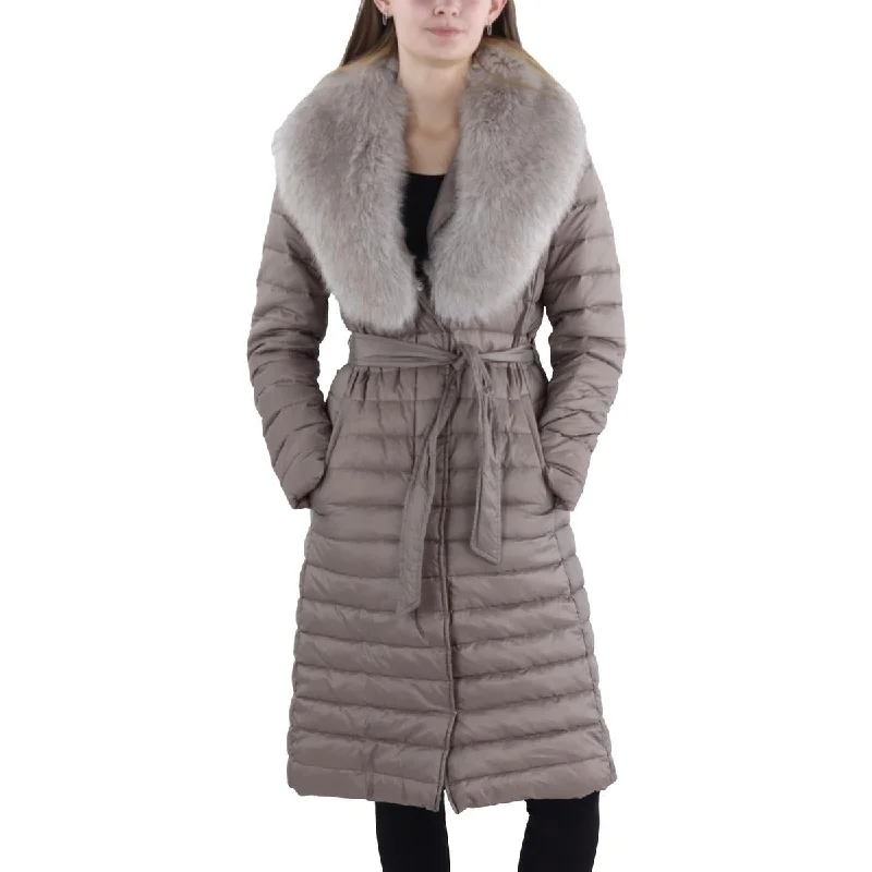Windbreaker fashion Tahari Womens Quilted Cold Weather Puffer Jacket