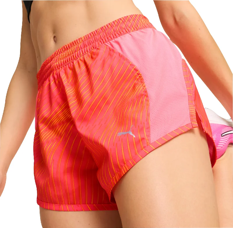 Sports And Leisure Puma Favourite Velocity 3 Inch Womens Running Shorts - Pink