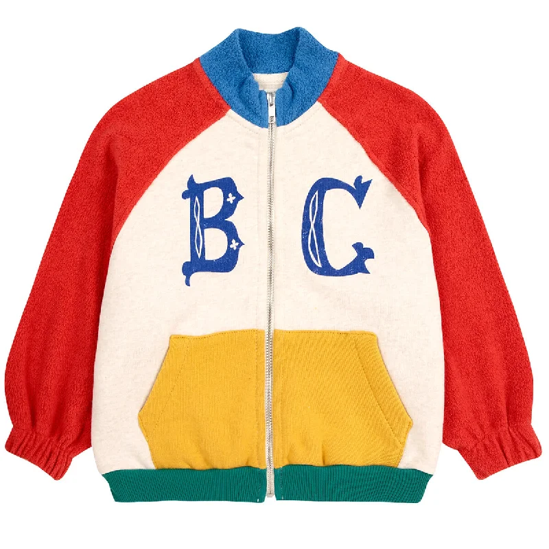 Single item design Vintage Colour Block Zipped Sweatshirt by Bobo Choses