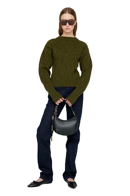 Short skirt design Aurora Sweater - Army Green
