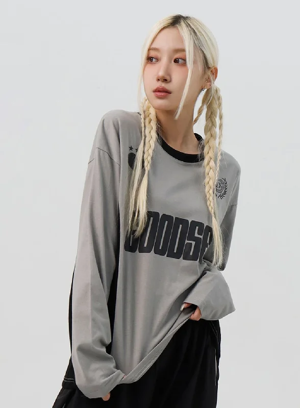 Design Perception Loose Fit Long Sleeve Tee IS312