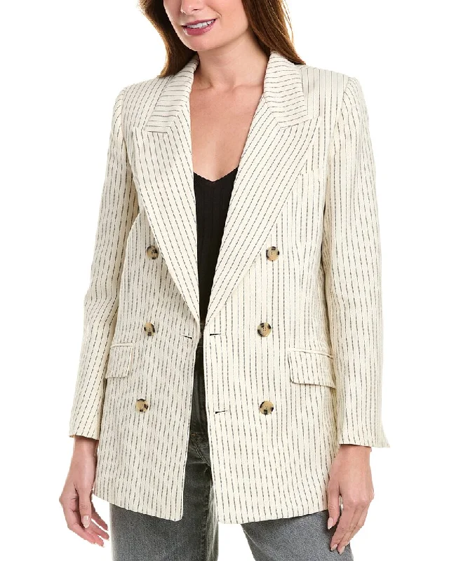 Simple research FRAME Denim Linen-Blend Jacket