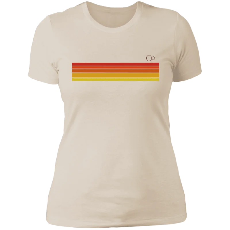 Elegant And Lazy Her OP Colorblock Short Sleeve Tee
