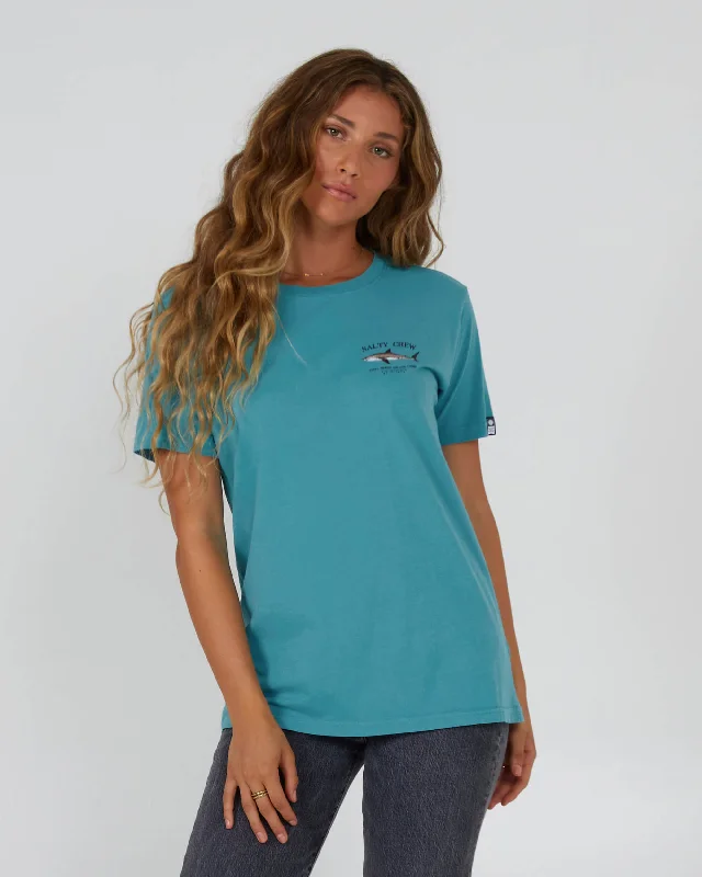 Hooded design Bruce Boyfriend Tee - Sea Green