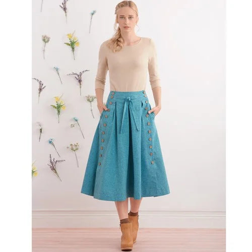 Street Vertical And Horizontal Design Simplicity Skirts S9377