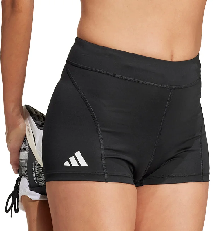 Trendy Traveler adidas Adizero Essentials Womens Short Running Tights - Black