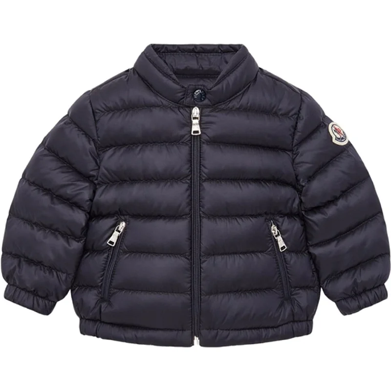Street Letter Style Moncler Acorus Jacket Navy
