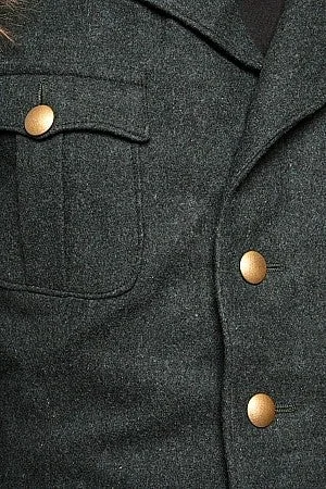 Wandering freely Vintage BAOR German Services Organization Wool Tunic *Rare*