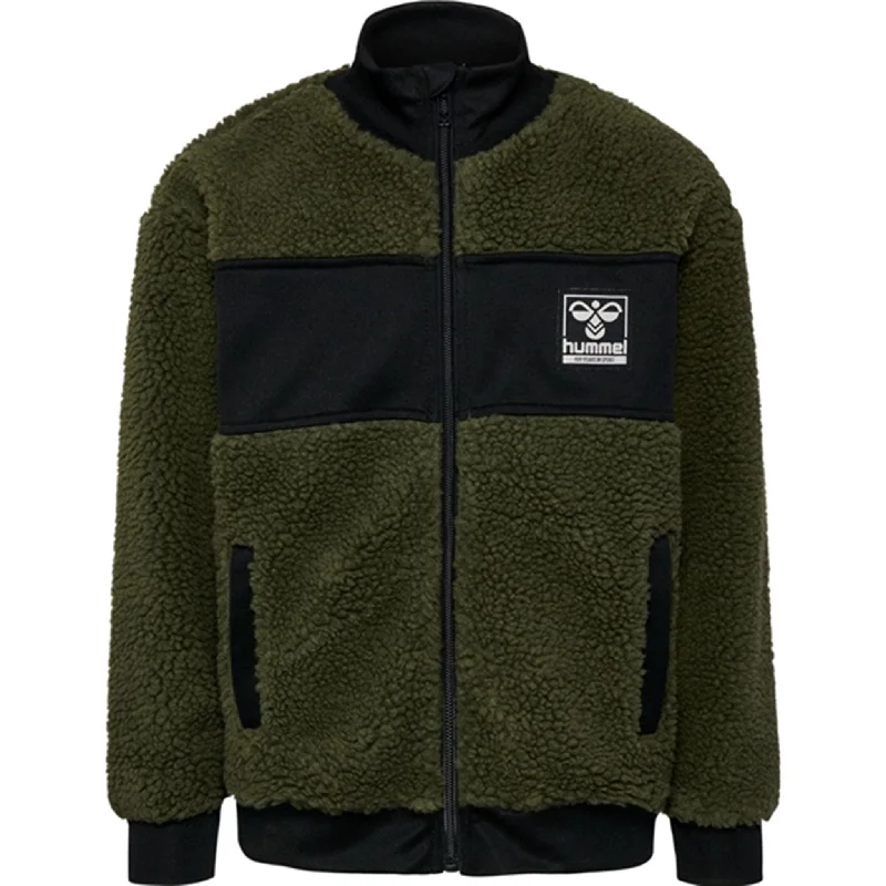 Fashionable sports Hummel Olive Night Evan Zip Jacket