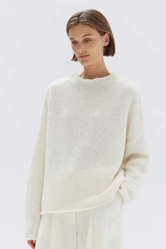 Wandering freely Burgundy Knit Sweater Apolline Knit