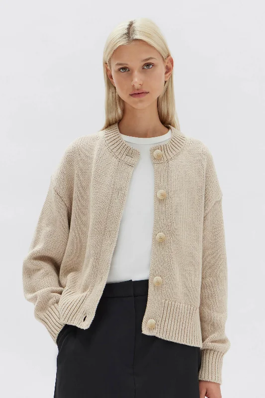 Minimal Style Sleeveless Knit Dress Ava Knit Cardigan