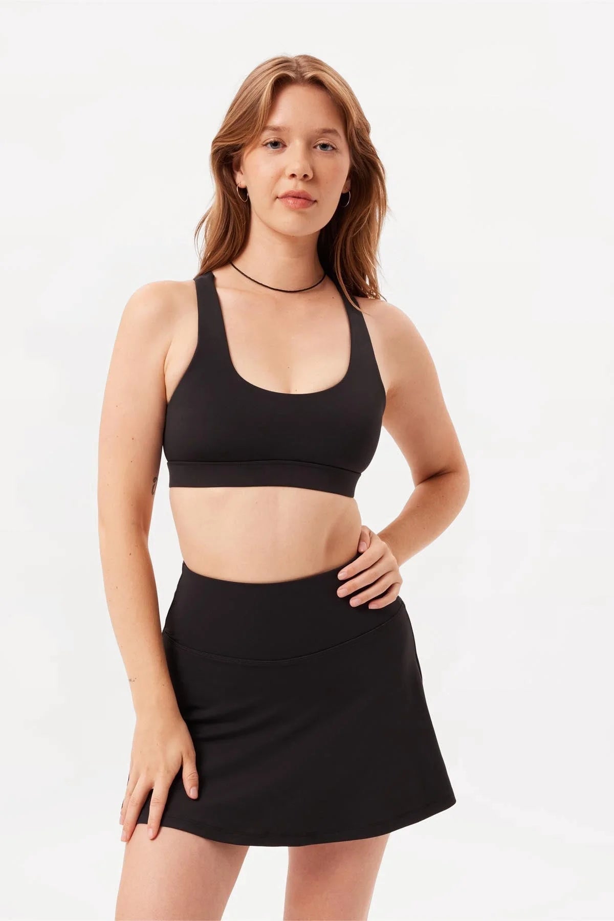 Street Style Suit High-quality fabrics Black Ella Bra