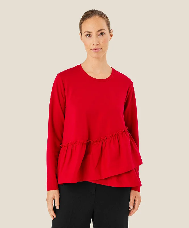 Printing decoration Romantic data Bryna Tiered Top
