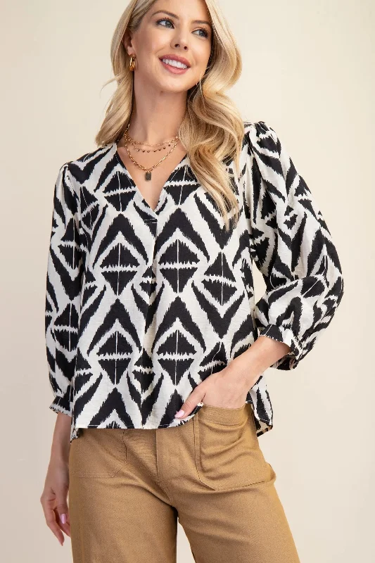 Comfortable down Comfortable and casual Gigio Women's Tops Blouse with Voluminous Sleeves Comfortable down Comfortable and casual Gigio Women's Tops Blouse with Voluminous Sleeves