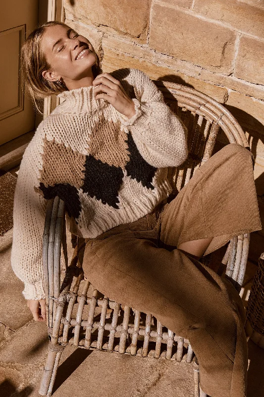 Street Style Trendy items Hand Knitted Pattern Sweater