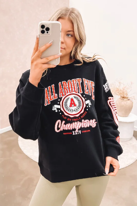 Classic Series Cozy-knit Jordan Athletics Crew Black