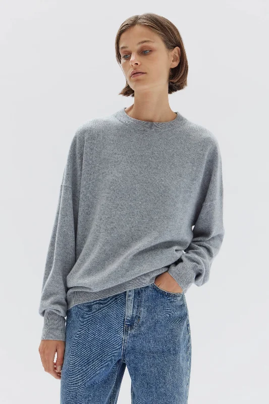 Street Fashion Structured Knit Sweater Lena Cashmere Sweater