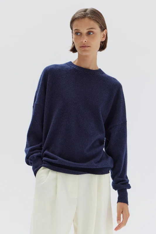 Nightclub Style Striped Knit Cardigan Lena Cashmere Sweater