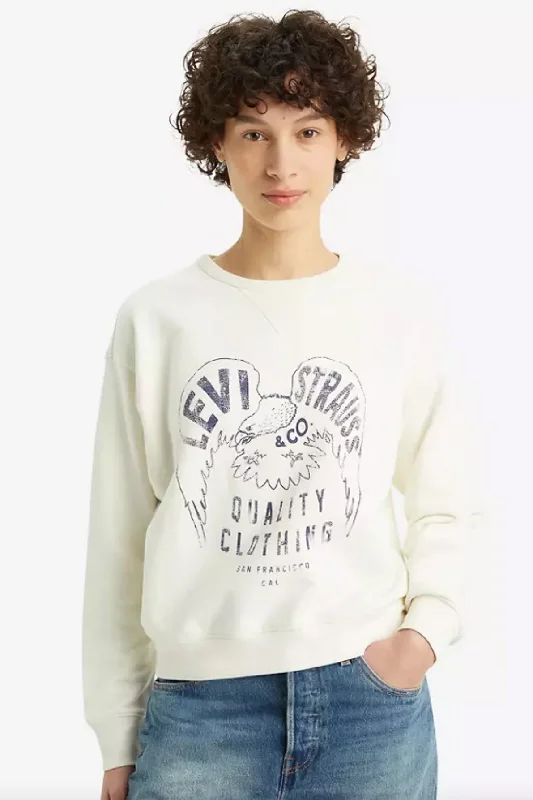 Hip-hop Style Romantic temperament Levi's Graphic Heritage Crewneck