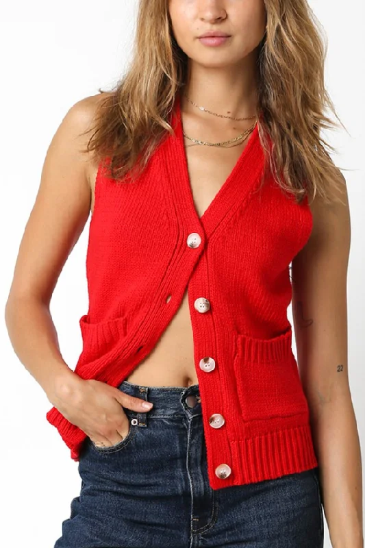 Literary Style Lace design Meredith Sweater Vest