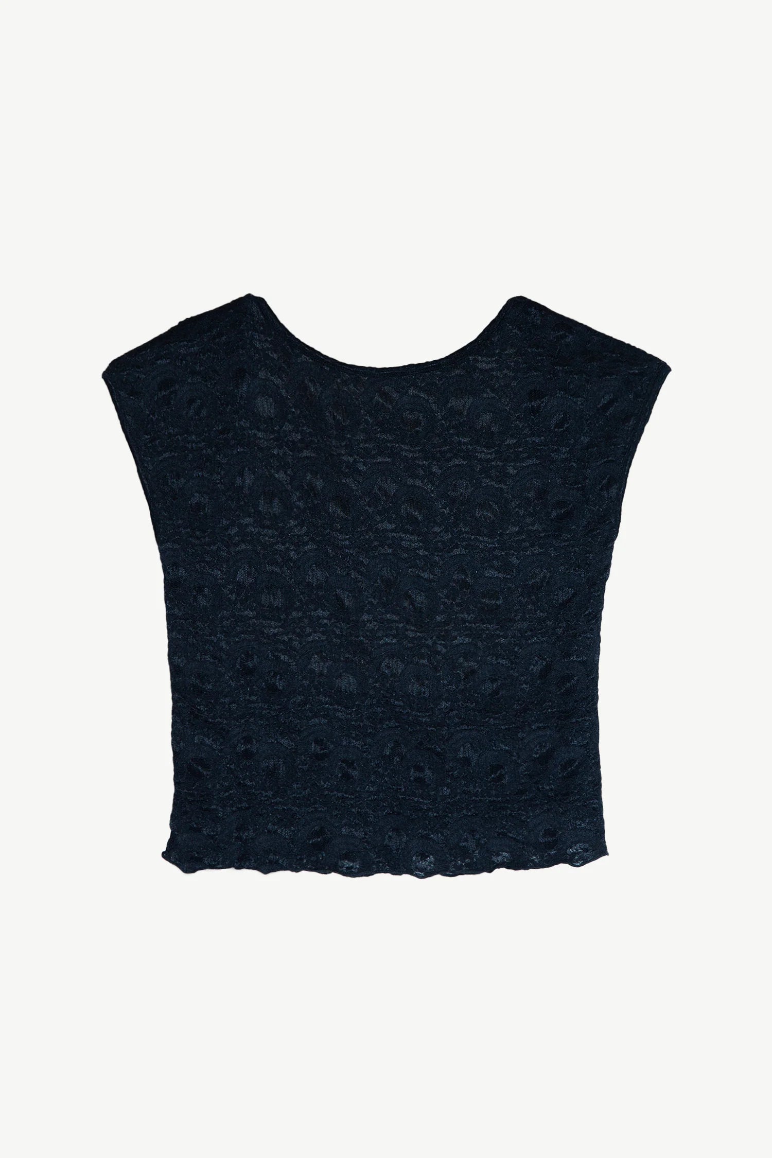 Cool Style Casual and casual Black Moonlight Mesh Backless Tee