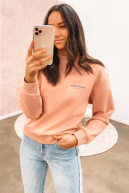 Sports Express Simple-elegance Nude Classics Sweat Guava