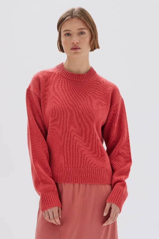 Retro Stripes Chunky Knit Turtleneck Riley Knit