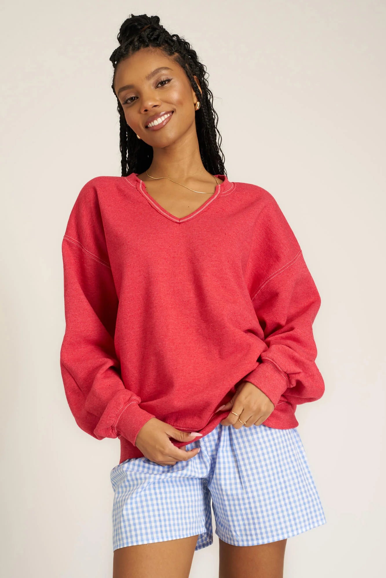 Exquisite workmanship Luxury style Scorpio Notch Neck Sweatshirt