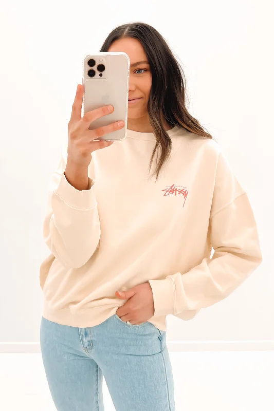 Sports Express Soft Cotton Pullover Shadow Stock Crew Oatmeal