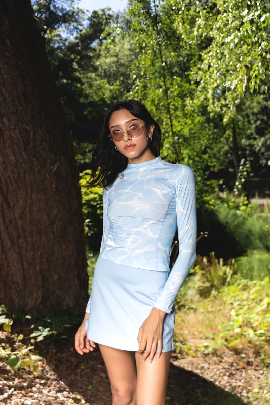 Street Style New products Sky Blouse in Blue Pool