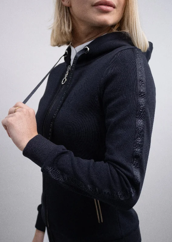 Letter embroidery Soft Cotton Hoodie Sultan - Womens Hoodie