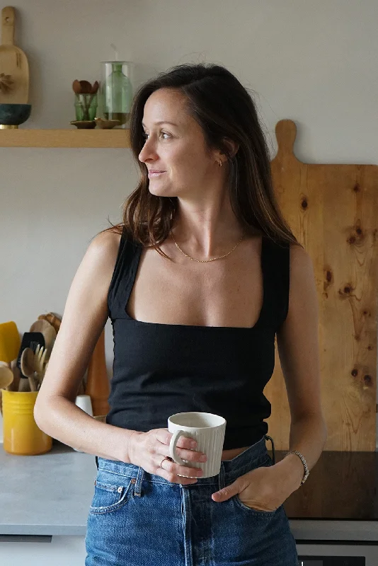 Retro Dress Classic style The Barcelona Top // Noir