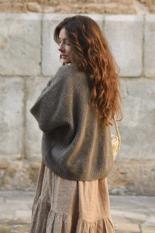 Retro Skirt Design Printed patterns The Cashmere Muma Cardigan // Cafe